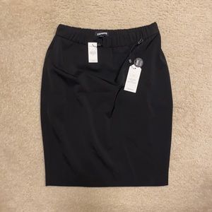 NWT Express Black Pencil Skirt- Polyester- S